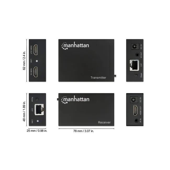 Manhattan Kit extensor de HDMI sobre Ethernet image 13