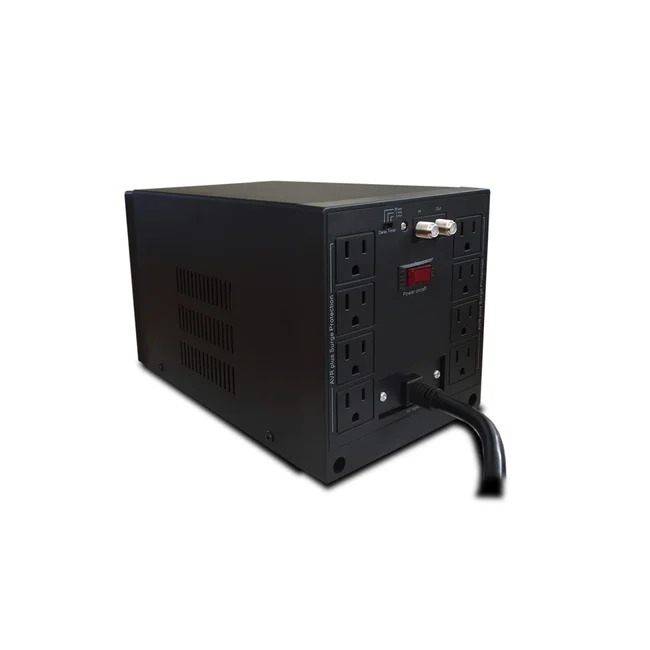 CDP R-AVR2408 regulador de voltaje 8 salidas AC 120 V Negro, Gris image 6