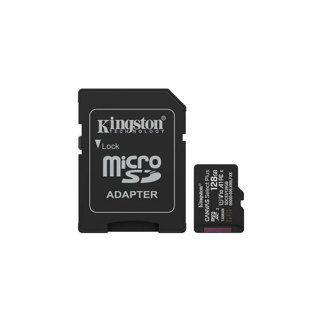Kingston Technology Canvas Select Plus Gen3 128 GB MicroSDXC UHS-I Clase 10