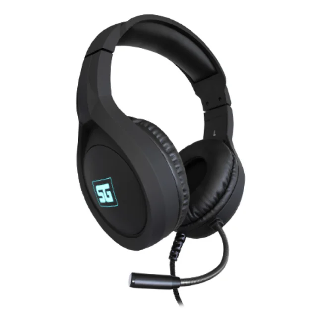 Vorago HS-501 audífono y auriculare Auriculares Alámbrico Diadema Juego Negro image 6