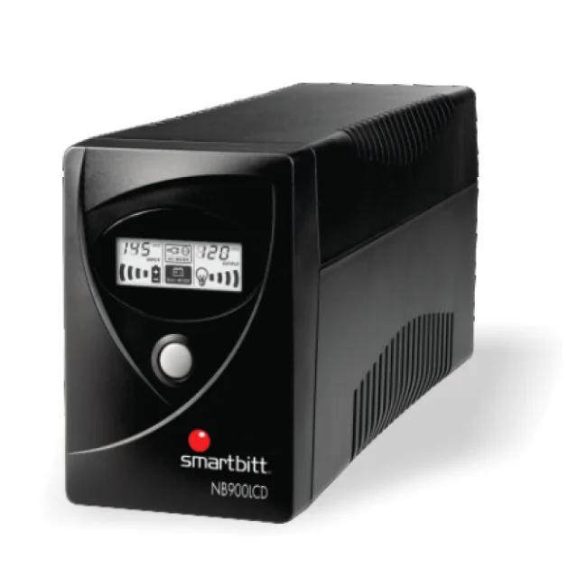 Smartbitt SBNB900LCD sistema de alimentación ininterrumpida (UPS) 0.9 kVA 480 W 6 salidas AC