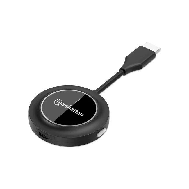 Manhattan 208444 extensor de audio/video Transmisor AV Negro