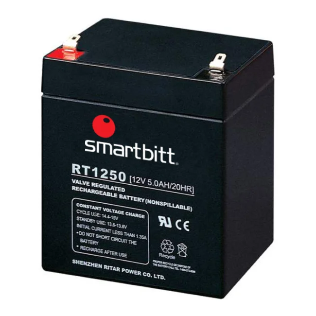 Smartbitt SBBA12-5 batería para sistema UPS Sealed Lead Acid (VRLA) 12 V 5 Ah image 2