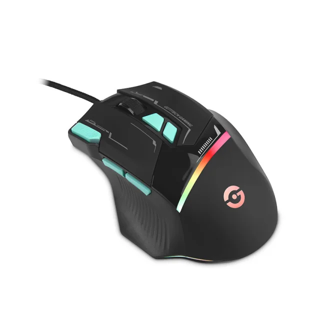 Getttech GPM-RGBWR-G1-BK ratón Juego Diestro USB tipo A 7200 DPI image 5