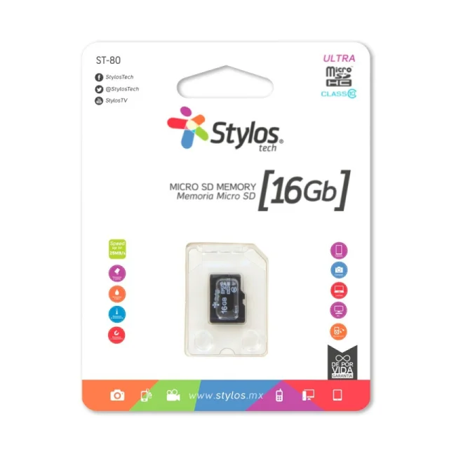 Stylos STMSDS2B memoria flash 16 GB MicroSDHC UHS-I Clase 10 image 4
