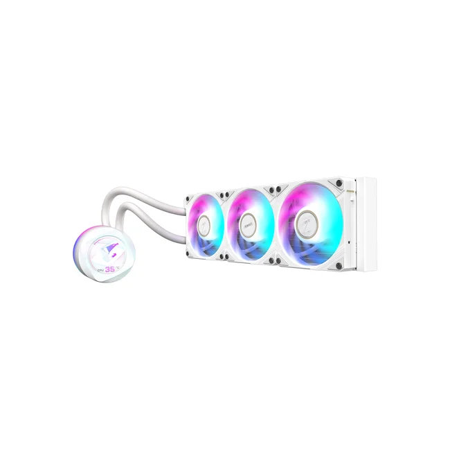 GIGABYTE AORUS WATERFORCE X II 360 ICE Procesador Refrigerador de líquidos todo en uno 12 cm Blanco image 6