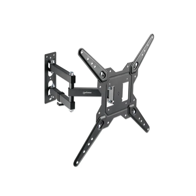 Manhattan Soporte con brazo articulado para pantalla de 23" a 55". Soporta una pantalla de 23" a 55" de hasta 30 kg (66 lbs.), +/-90° de giro, +3 a -10° de inclinación, brazo flexible que ahorra espacio, ideal para instalaciones en esquinas, negro image 5