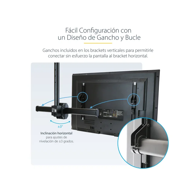StarTech.com Soporte de Techo para TV - Mástil de 3,5' a 5' image 17