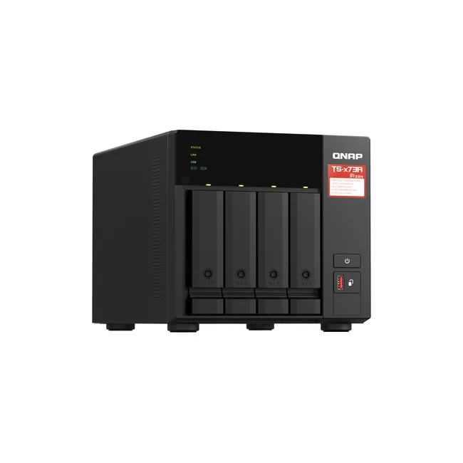 QNAP TS-473A NAS Tower Ryzen Embedded V1500B 8 GB DDR4 0 TB QNAP Turbo System Negro image 11