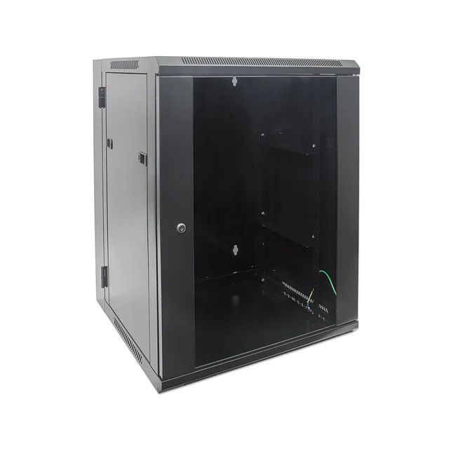 Intellinet 711845 armario rack 9U Bastidor de pared Negro image 5