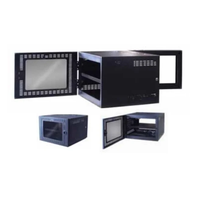 North System CAWM6-BKT armario rack 6U Bastidor de pared Negro image 3