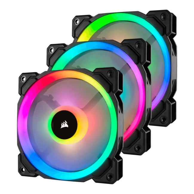 Corsair LL120 RGB Gabinete de la computadora Ventilador 12 cm Negro, Blanco