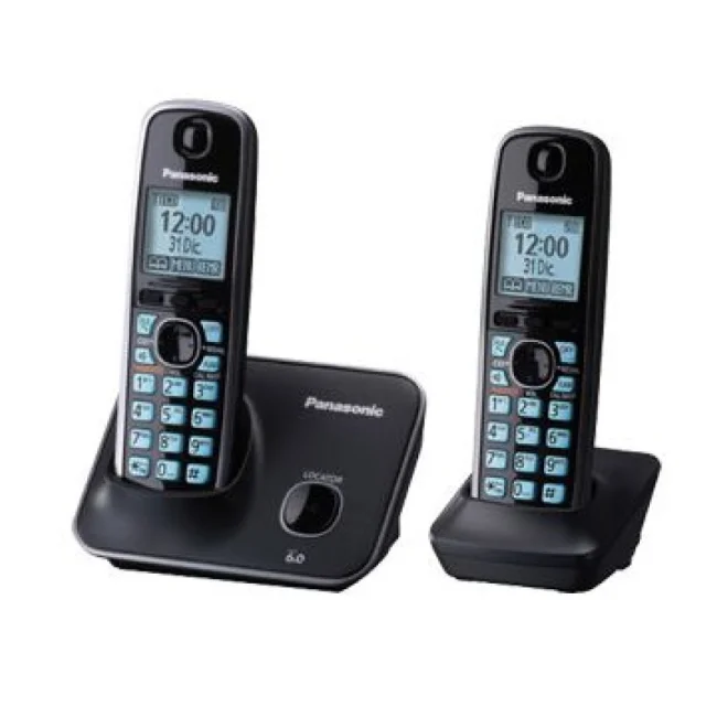 Panasonic KX-TG4112ME Teléfono DECT Identificador de llamadas Negro image 4