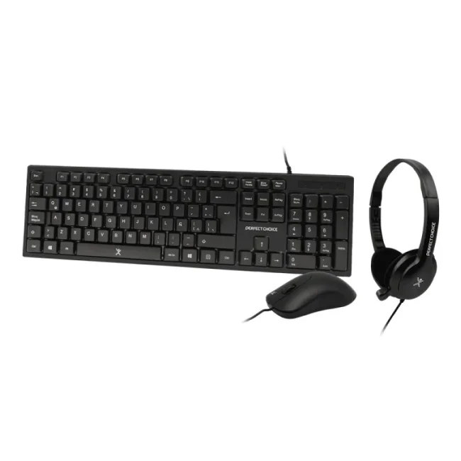 Perfect Choice PC-201717 teclado Ratón incluido USB QWERTY Negro image 4