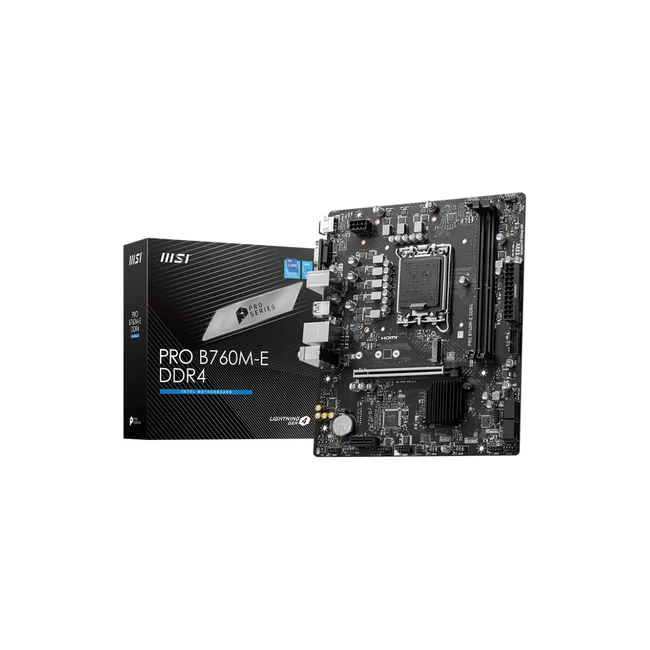 MSI PRO B760M-E DDR4 placa base Intel B760 LGA 1700 Micro ATX image 2