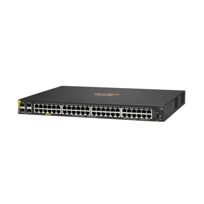 Aruba 6100 48G Class4 PoE 4SFP+ 370W Gestionado L3 Gigabit Ethernet (10/100/1000) Energía sobre Ethernet (PoE) 1U Negro image 5