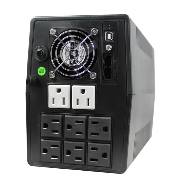 DataShield KS-1500PRO sistema de alimentación ininterrumpida (UPS) Línea interactiva 1.5 kVA 900 W 8 salidas AC image 6
