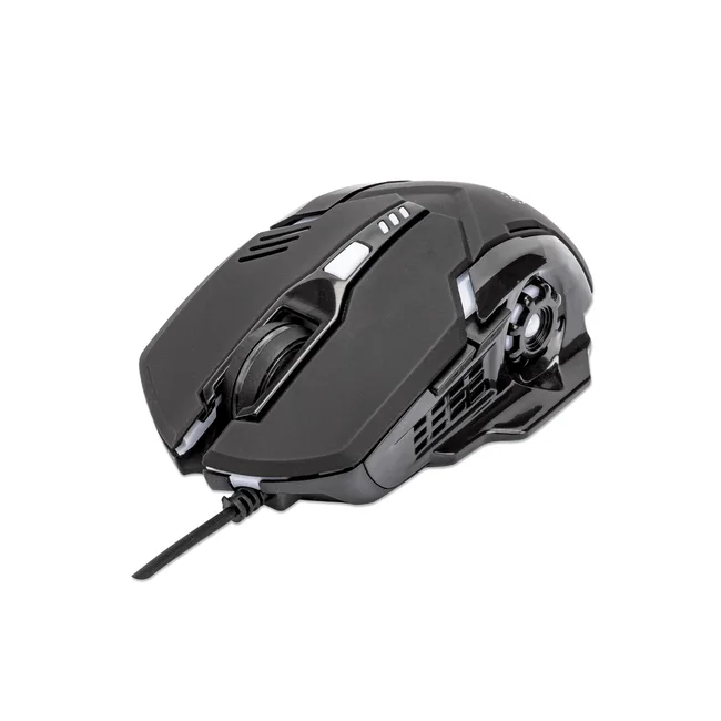 Manhattan Ratón óptico LED para juegos con cable image 4