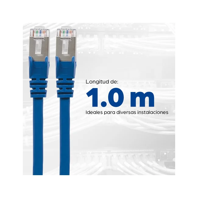Intellinet Cable de Red Cat6a S/FTP, 0.9 m, Azul image 12