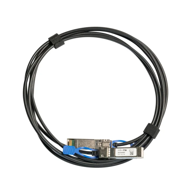 Mikrotik XS+DA0003 InfiniBand/fibre optic cable 3 m SFP/SFP+/SFP28 Negro