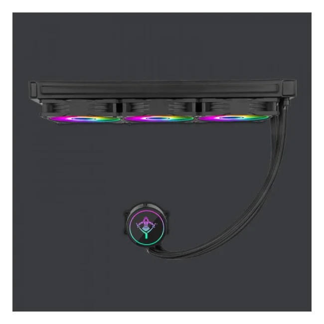 Yeyian YTT-360AL-01 sistema de refrigeración de computadora Procesador Kit de maquillaje para labios 12 cm Negro 3 pieza(s) image 4