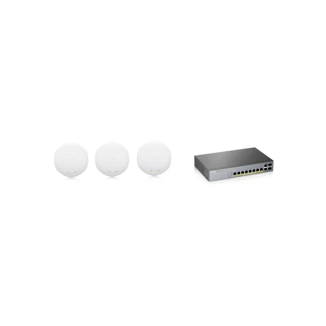 Zyxel KIT WIFI MESH PRO dispositivo de redes Gestionado L2 Gigabit Ethernet (10/100/1000) Energía sobre Ethernet (PoE) Gris image 3