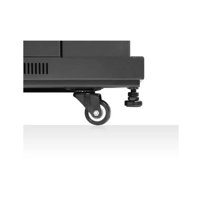 Intellinet Gabinete 19" Pro Line con extractores de aire, 27U, Frente de 600 mm, unidad de ventilación con dos extractores de aire instalados en el techo, profundidad de 600 mm, Ensamblado, negro RAL 9004. Profundidad de instalación útil: ajustable de 150 a 500 mm (5.91 a 19.69 pulg.) image 15