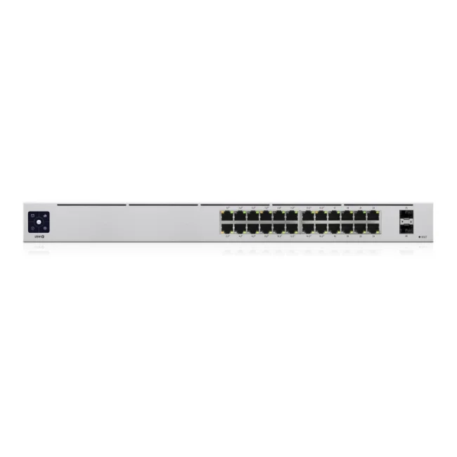 Ubiquiti UniFi 24-Port PoE Gestionado L2/L3 Gigabit Ethernet (10/100/1000) Energía sobre Ethernet (PoE) 1U Plata