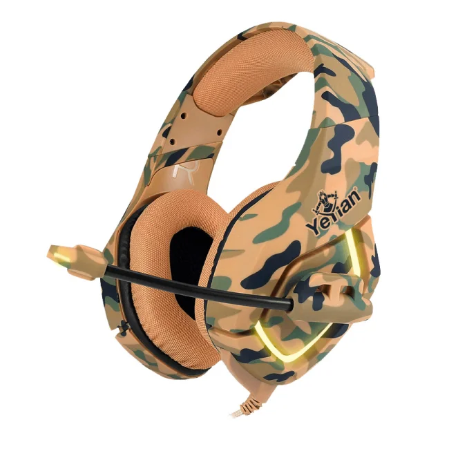 Yeyian YDF-33401D audífono y auriculare Auriculares Alámbrico Diadema Juego Camuflaje