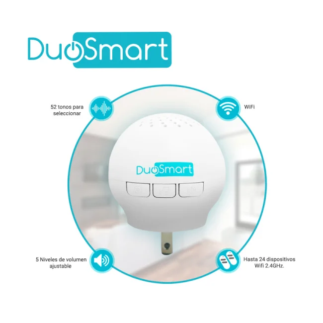 DuoSmart C20 sistema de alarma de seguridad Wifi Blanco image 6