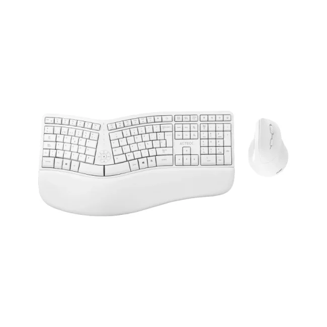 Acteck Creator Virtuos Fitt MK770 teclado Ratón incluido RF inalámbrico Español Blanco