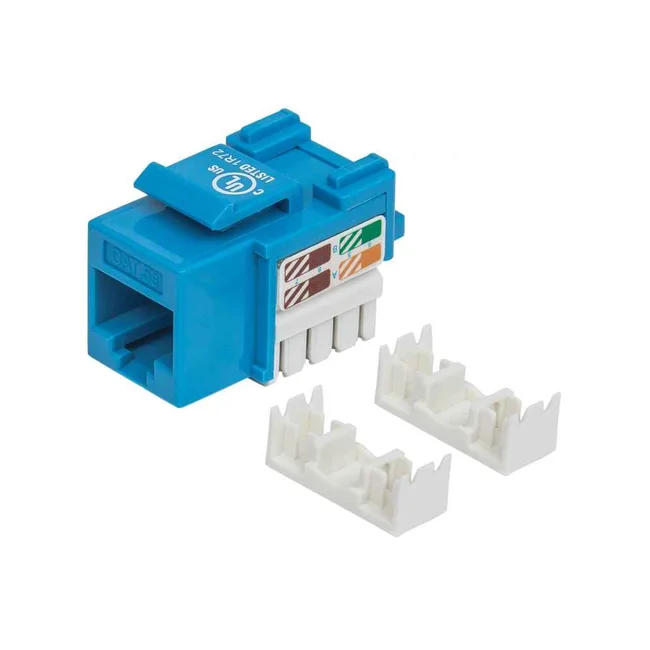 Intellinet JACK RJ45 CAT5E KEYSTONE DE IMPACTO AZUL