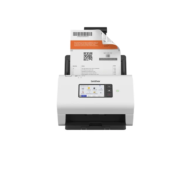 Brother ADS-4900W escáner ADF + Escáner de alimentación de hojas 600 x 600 DPI A4 Negro, Blanco
