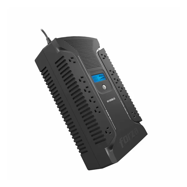 Forza Power Technologies HT-650LCD sistema de alimentación ininterrumpida (UPS) Línea interactiva 0.65 kVA 390 W 12 salidas AC image 9
