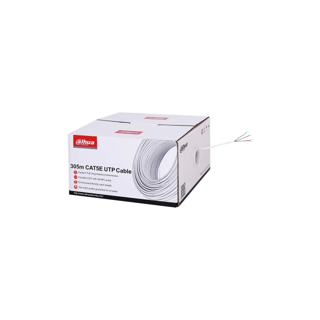 Dahua Technology PFM920I-5EUN cable de red Blanco 305 m Cat5e U/UTP (UTP)