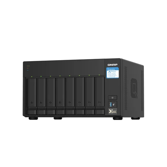 QNAP TS-832PX NAS Tower Annapurna Labs AL324 4 GB DDR4 0 TB QNAP Turbo System Aluminio, Negro image 9