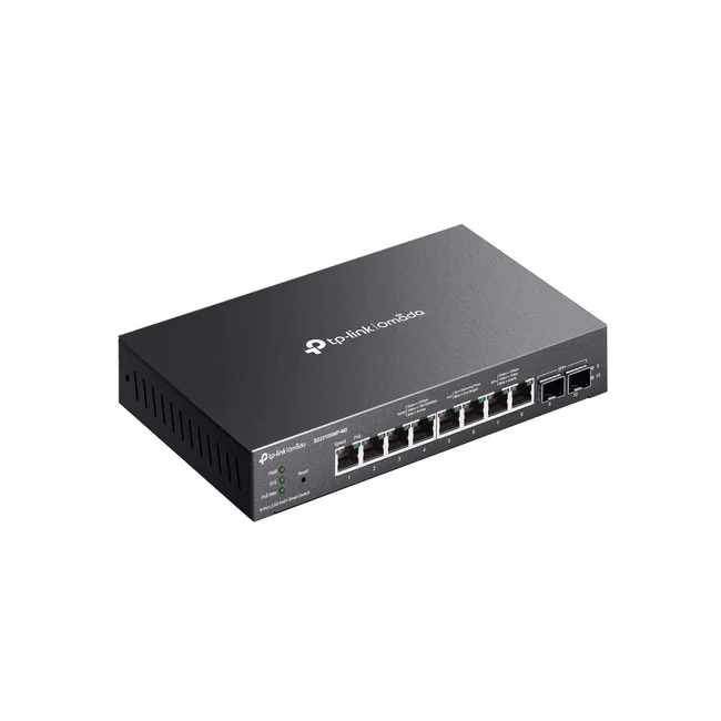 TP-Link Omada SG2210XMP-M2 dispositivo de redes Gestionado L2/L2+ 2.5G Ethernet (100/1000/2500) Energía sobre Ethernet (PoE) Montaje en escritorio/pared Negro image 8