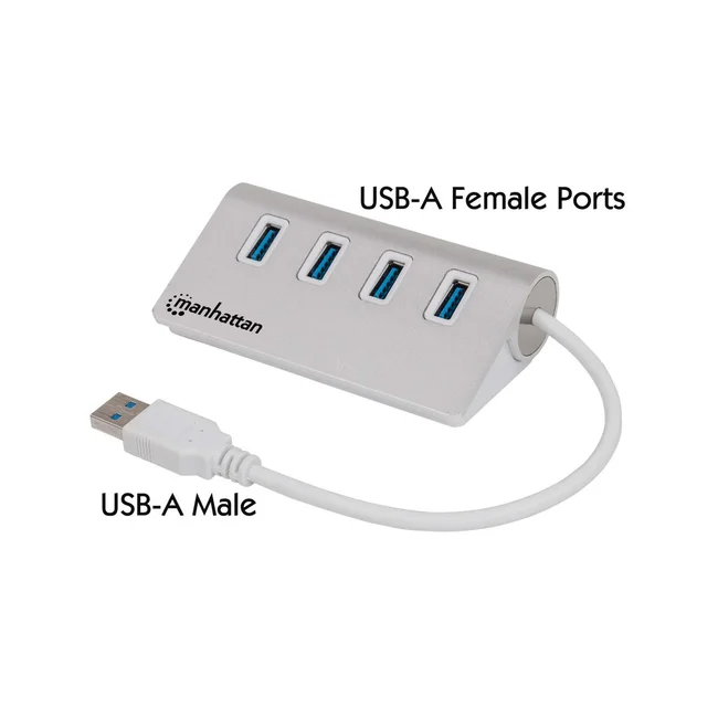 Manhattan Hub USB 3.0 SuperSpeed de 4 Puertos image 2