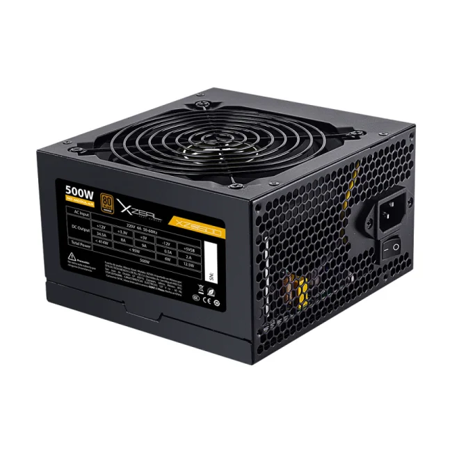 XZEAL XZPS500B unidad de fuente de alimentación 500 W 20+4 pin ATX ATX Negro image 4