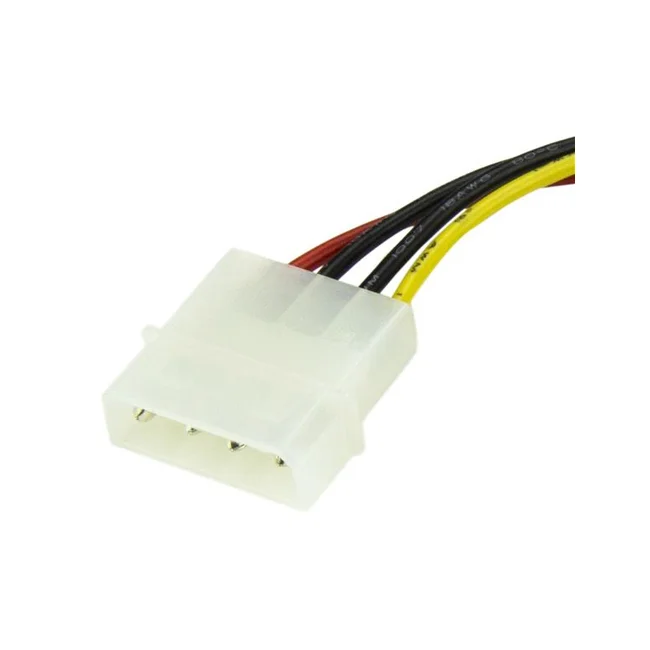 StarTech.com Cable Adaptador de 15cm de Alimentación LP4 4 Pines a SATA 15 Pines