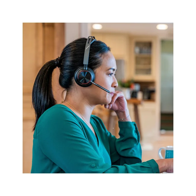 HP Poly Auriculares USB-C-C Poly Voyager Focus 2 con certificación para Microsoft Teams + adaptador USB-C/A image 5