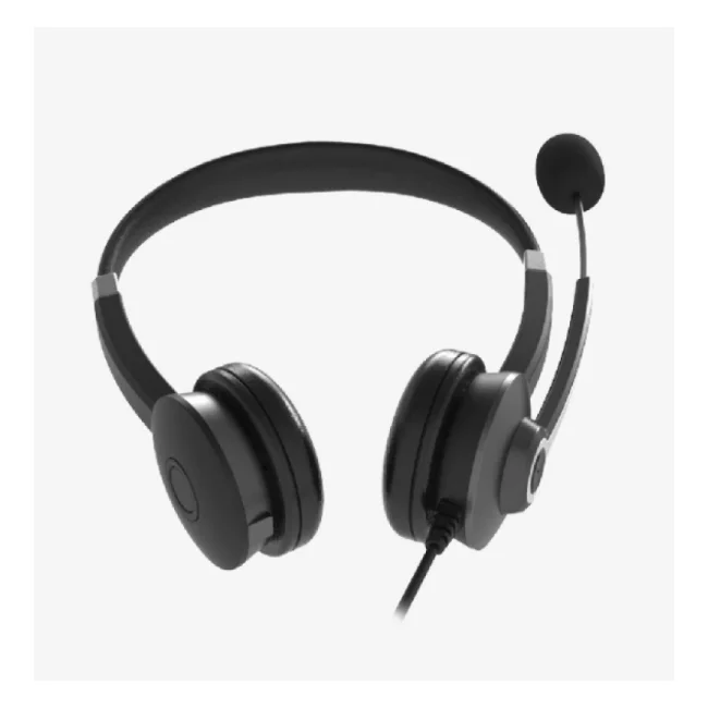 Acteck Audífonos USB con Micrófono Flexible On Ear Centric Pro HP640 Elite Series - Auriculares Alámbrico Diadema Oficina/Centro de llamadas USB tipo A Negro image 6