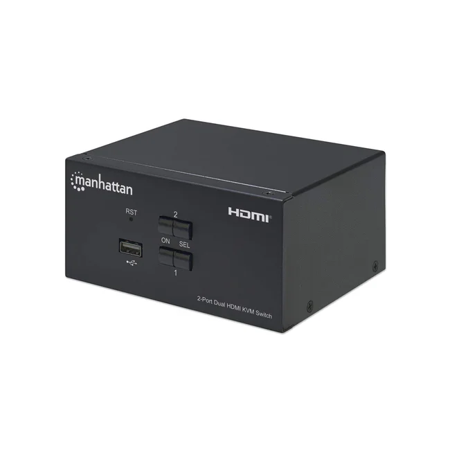 Manhattan Switch KVM HDMI de 2 puertos para dos monitores image 2
