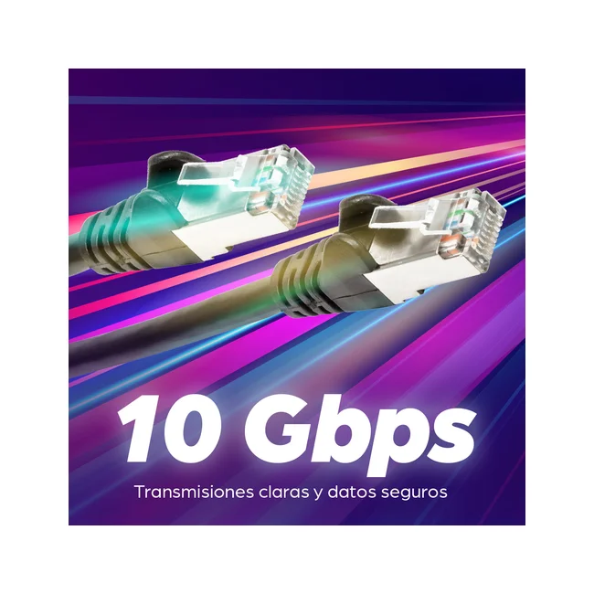 Intellinet Cable de Red Cat6a S/FTP, 30 cm, Negro image 10