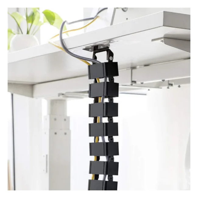 BRobotix ORGANIZADOR DE CABLES EN VERTICAL ARTICULADO NEGRO image 8
