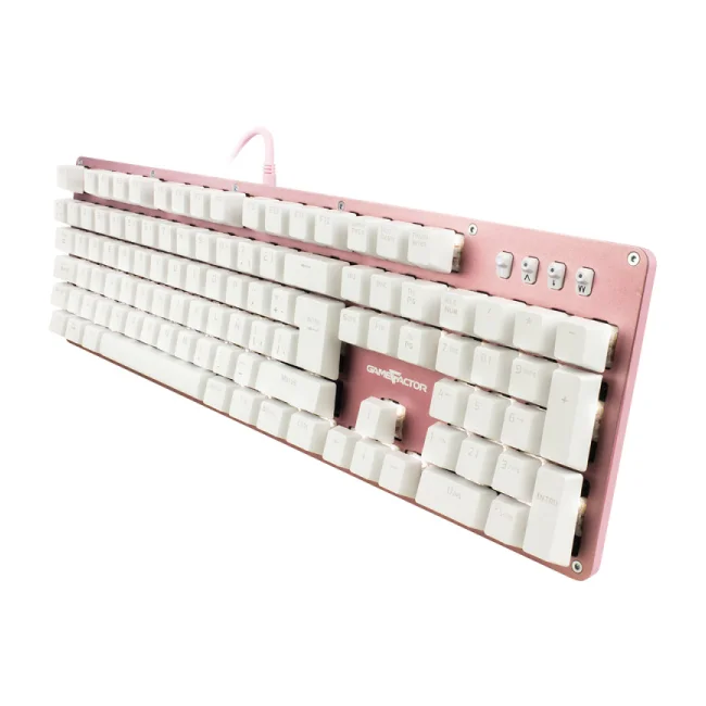 Game Factor KBG400-PK teclado USB QWERTY Español Rosa image 4