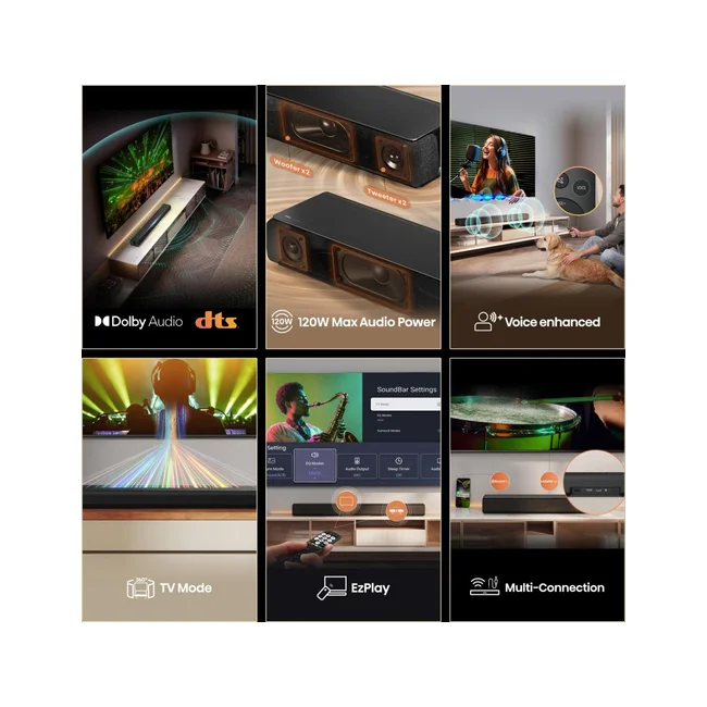 Hisense HS1000 Negro 2.0 canales 120 W image 6