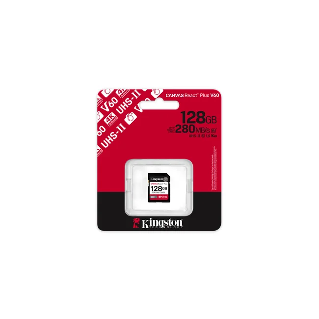 Kingston Technology Canvas React Plus 128 GB SDXC UHS-II Clase 10 image 4