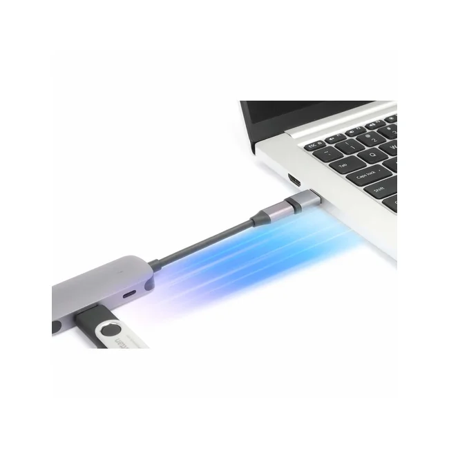 Manhattan 356305 cambiadores de género de cables USB-A USB-C Negro, Gris image 10
