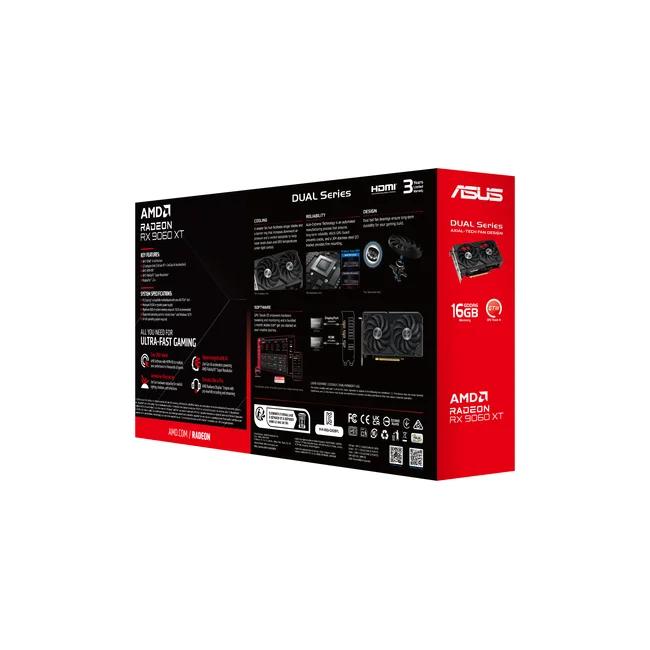 ASUS Dual -RX9060XT-16G AMD Radeon RX 9060 XT 16 GB GDDR6 image 16